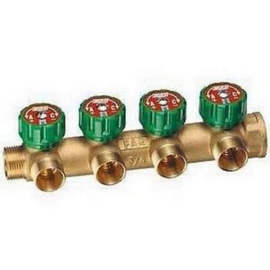 3837 1G18 COLLETTORE  4 VIE 'MULTIFAR'  1'  X 18 GOMMA 'CR' DERIVAZIONI M-F FAR