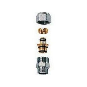 5011 1219218 NIPLEX M  1'  RAME CROMATO ADATTATORE MULTISTRATO D. 25 FAR - immagine 1