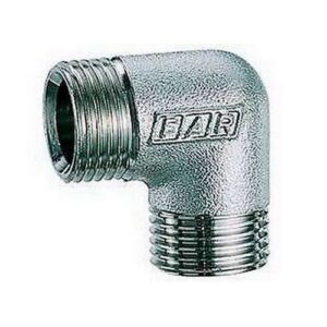 5810 12 GOMITO ATT. MASCHIO 1/2' X 1/2' EUROKONUS CROMATO FAR - immagine 1