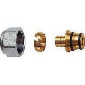 6052 80222 ADATTATORE TUBO PLASTICA 20x2,3 CALOTTA CROMATA FAR