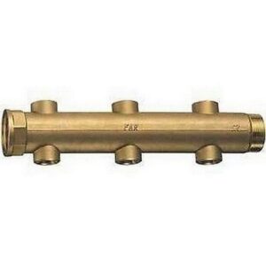 3620 11234 COLLETTORE 6 VIE 'CR' 1' 1/2' X 3/4' FEMMINA INT. 100 FAR - immagine 1