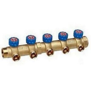 3827 11402 COLLETTORE MULTIFAR 2 VIE 1'1/4' CON ATTACCHI D. 25-26 'CR' FAR - immagine 1