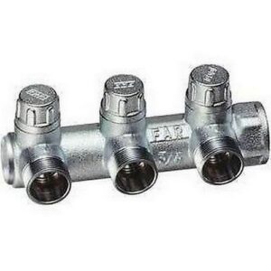 3901 34 COLLETTORE  3 VIE 'MULTIFAR' DET. RAME INGRESSO 3/4' FEMMINA FAR - immagine 1