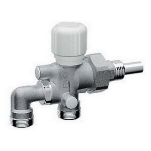 1425 1265 VALVOLA MONO-BITUBO TERMOSTATIZZABILE 1/2' CON INT.VARIABILE 48-65 MM SONDA D. 12 FAR - immagine 1