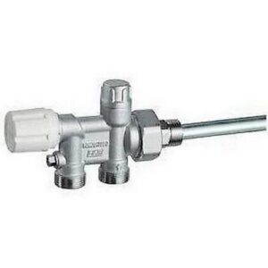 1438 1S VALVOLA MONO-BITUBO TERMOSTATIZZABILE 1' RACCORDO SX SONDA D. 12 FAR - immagine 1