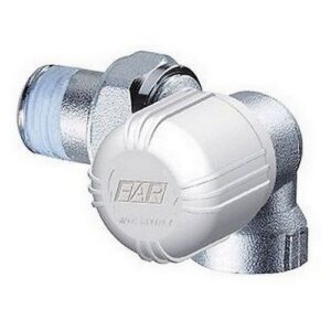 1626 38 VALVOLA TERMOSTATIZZABILE SQ 3/8' COMANDO VERTICALE SX FERRO FAR - immagine 1