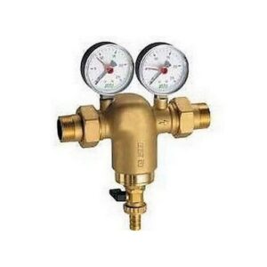 3931 1 FILTRO PER IMPIANTI SANITARI GIALLO 1' ATT M-M C/MANOMETRI FAR