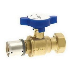 59443201 VALVOLA GIALLA A SFERA 1' F CALOTTA MOBILE PF Ø 32X3 MAN.BLU FAR - immagine 1