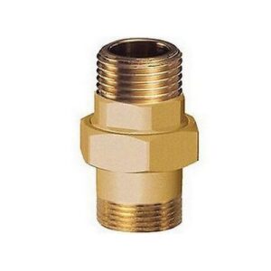 5143 114 RACCORDO DIRITTO 3 PEZZI 1' 1/4 M-M GIALLO FAR - immagine 1