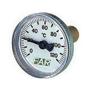2650 TERMOMETRO BIMETALLICO D. 40 mm. 0-120 GRADI FAR