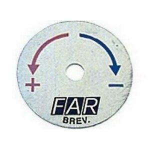 8655 DISCO SERIGRAFATO VALVOLA MONODET FAR