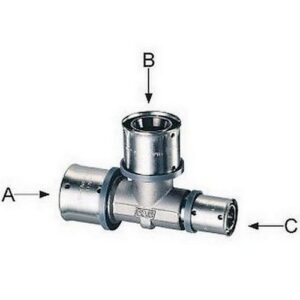 59112604 PRESSFAR - TEE RIDOTTO 26X3 - 26X3 - 20X2,5 FAR - immagine 1