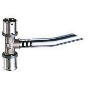 5921200125 PRESSFAR - RACCORDO T 20X2,00 COMPLETO DI TUBO RAME D.15 CM. 25 FAR - immagine 1