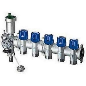 3463 111 COLLETTORE  11 VIE TERM. C/VALV 1' RAME FLANGIATO COMPLETO DI ART 3445 FAR - immagine 1