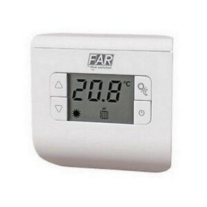 7944 TERMOSTATO AMBIENTE ELETTRONICO CON DISPLAY VERS. CALDO E FREDDO FAR - immagine 1
