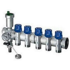 3466 13405 COLLETTORE DI RITORNO 5 V 1'x3/4' MF EUROKONUS COMPLETO DI ART. 3438 FAR - immagine 1