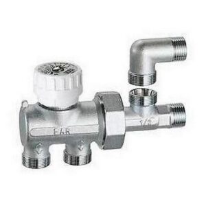 1472 12G18 VALVOLA MONOSTILE C/BOCCHETTONE REVERSIBILE X SONDA ESTERNA C/CURV FAR - immagine 1