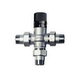 3956 12VR MISCELATORE TERMOSTATICO 3/4' M-M C/BOCCHETTONI 1/2 - VALVOLE DI RITEGNO FAR