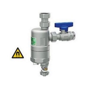 2274 34 COMPACTFAR - DEFANGATORE CROMATO 3/4' CON ATTACCHI A SQUADRA M-F E VALVOLA DI INTERCETTAZIONE FAR - immagine 1