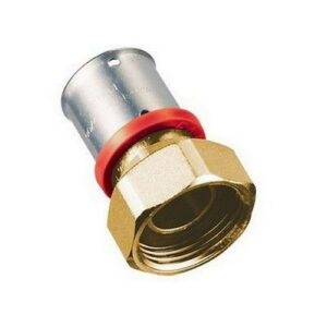 49992501 PRESSFAR SERIE SDR11 - NIPLEX TP GIALLO ATTACCO PF Ø 25X2,3 CON CALOTTA MOBILE 1' FAR - immagine 1