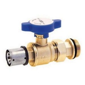 59482601 VALVOLA GIALLA A SFERA 1' M PF Ø 26X3 MAN.BLU ATT.COLLETTORI FAR - immagine 1