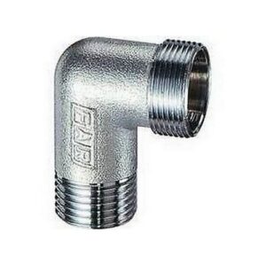 5260 34G20 GOMITO M 3/4' X 20 GOMMA CROMATO FAR - immagine 1