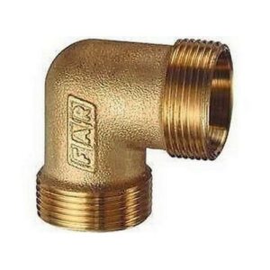 5350 34G22 GOMITO DOPPIO 3/4' X 22 GOMMA GIALLO FAR - immagine 1