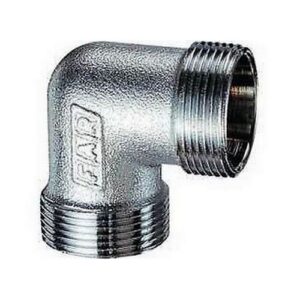 5360 34G22 GOMITO DOPPIO 3/4' X 22 GOMMA CROMATO FAR - immagine 1