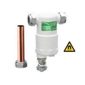 2279 34 COMPACTFAR - DEFANGATORE BIANCO-CROMATO 3/4' CON ATTACCHI IN LINEA M-M FAR - immagine 1