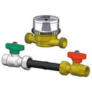 2323 3425 CONTATORE QN 2,5  PER ACQUA CALDA (Locale) C/DIMA INT.130mm FAR