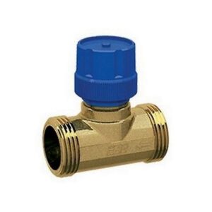 3087 1 Valvola di arresto gialla 1" maschio FAR - immagine 1