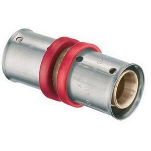 49824001 PRESSFAR SERIE SDR11 - NIPLEX DOPPIO Ø 40X3,7 - GHIERA ROSSA FAR - immagine 1