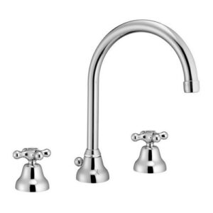 30212CR Batteria lavabo bocca girevole con scarico canna a fontana PORTA E BINI - immagine 1