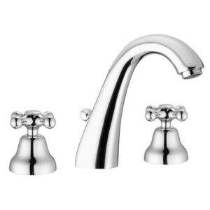 30214CR Batteria lavabo bocca alta con scarico automatico PORTA E BINI - immagine 1