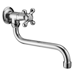 30226CR Rubinetto snodo a muro 1/2" PORTA E BINI - immagine 1