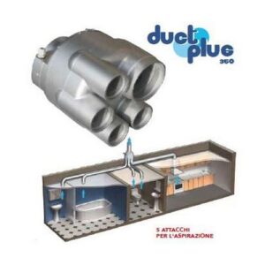 30360100 VENTILATORE DI ESTRAZIONE "DUCT PLUS 350" TECNOSYSTEMI - immagine 1