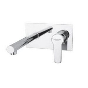 32115CR Monocomando lavabo a muro piastra singola PORTA E BINI - immagine 1