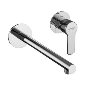 32128CR Monocomando lavabo a muro connessione ponte L 200 mm PORTA E BINI - immagine 1