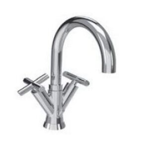 33210CR Monoforo lavabo bocca girevole con scarico PORTA E BINI - immagine 1