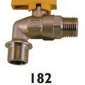 182015 Rubinetto a sfera per gas a squadra M x M 1/2" RASTELLI