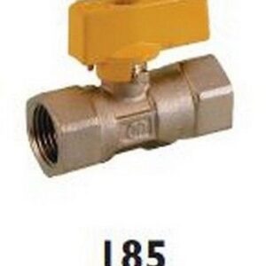 185015 Rubinetto a sfera gas diritto F x F 1/2" RASTELLI