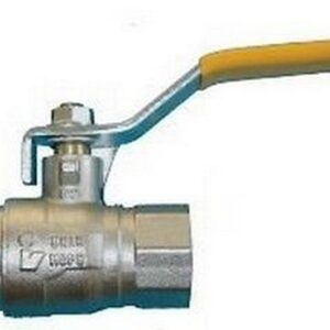 187015 Valvola a sfera gas passaggio totale a leva F x F 1/2" RASTELLI