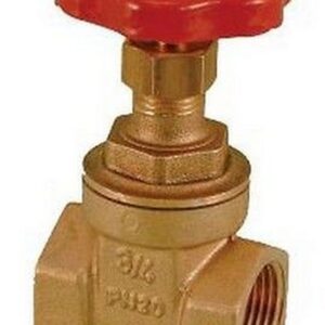 205015 Saracinesca in ottone tipo pesante F x F 1/2" RASTELLI