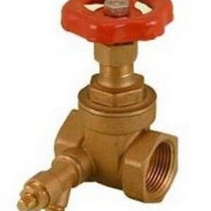 230050 Saracinesca in ottone con rubinetto spurgo F x F 2" RASTELLI