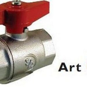 040008 Valvola a sfera a passaggio totale F x F 1/4" RASTELLI - immagine 1