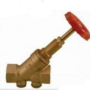 419032 Valvola inclinata in ottone con molla di ritorno 1 1/4" RASTELLI - immagine 1