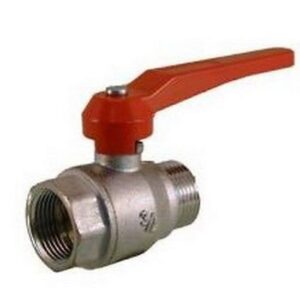 046020 Valvola a sfera a passaggio totale tipo export M x F 3/4" RASTELLI - immagine 1