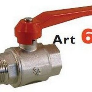 061040 Valvola a sfera a passaggio totale tipo normale M x F 1 1/2" RASTELLI - immagine 1