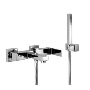 34100CR Monocomando vasca esterno con kit doccia PORTA E BINI - immagine 1