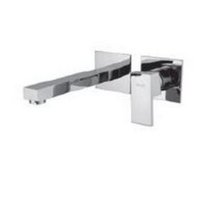 34129CR Monocomando lavabo a muro connessione ponte L 250 mm PORTA E BINI
